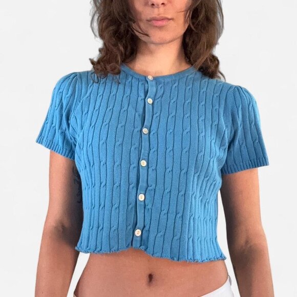 Vintage blue top - Picture 1 of 3